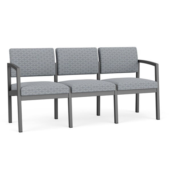 Lesro Lenox 3 Seat Tandem Seating W/ No Center Arms, 64.5 in W 24.5 in L 32 in H LS3101 - main